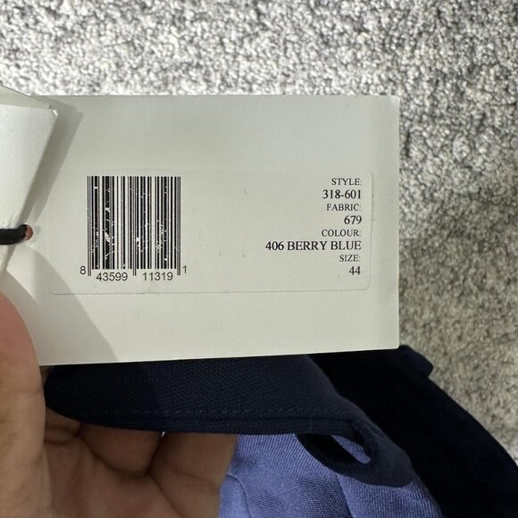 Altuzarra Pants Womens IT 44 Berry Blue Virgin Wool Stretch Made Italy 318-601 - Picture 9 of 11